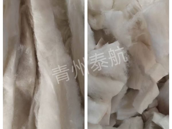 棉絨段切斷效果對比